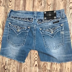 Miss Me cutoff shorts